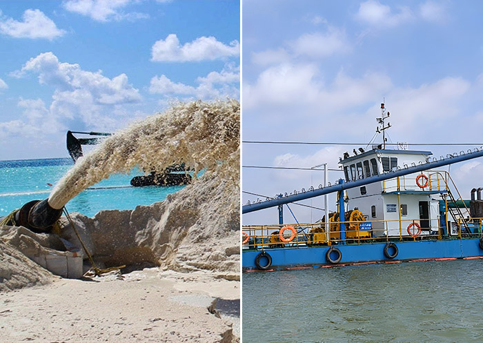 Sandbaggermaschine mit hoher Leistung