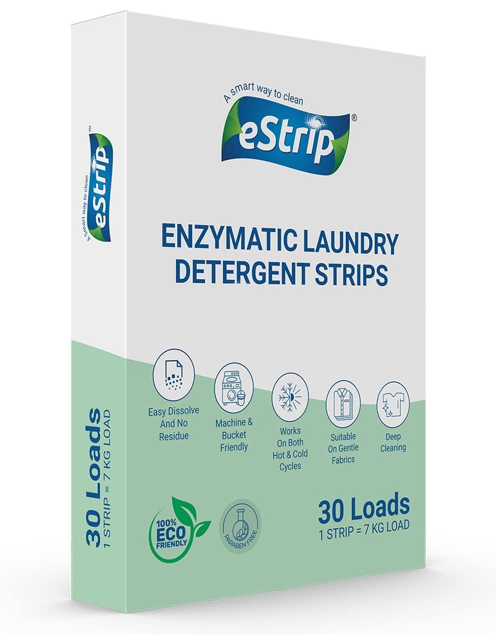 eStrip vaskemiddelark