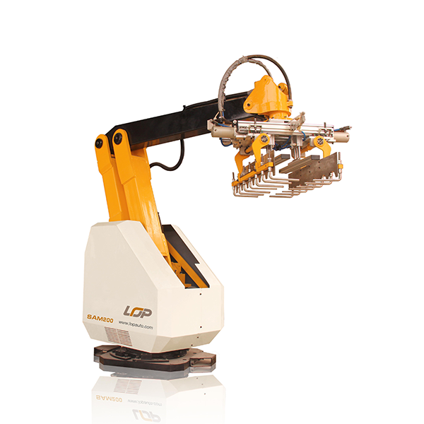 Máquina de paletização de robô de óleo comestível