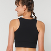 Цврст црн спортски градник Racerback