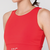 Solid Tone Racerback Sports BH Red