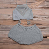 ชุดว่ายน้ำ Tank Top ลายดอกไม้ Tankini