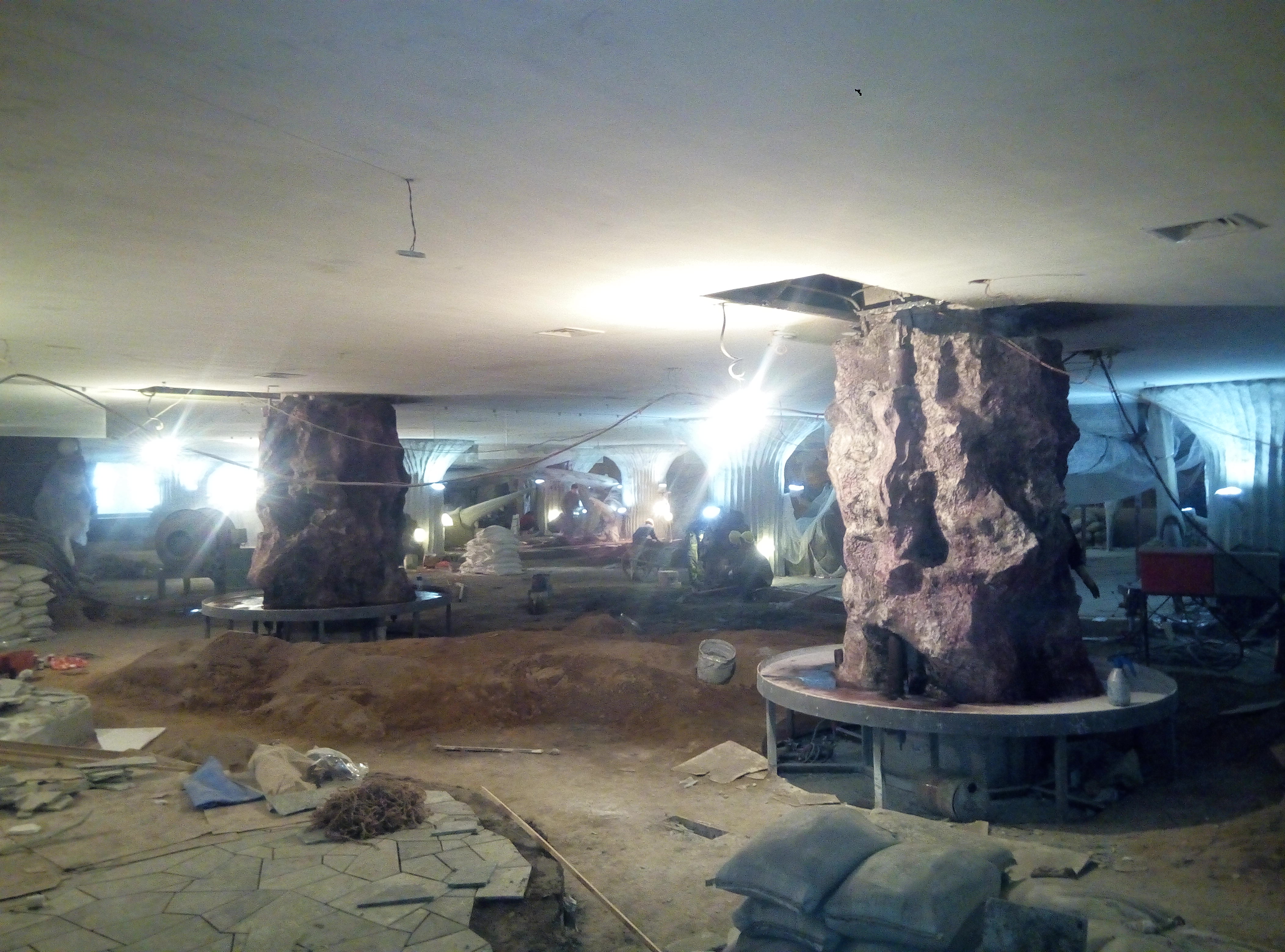 Acrylic cylindrical aquarium - ufungaji