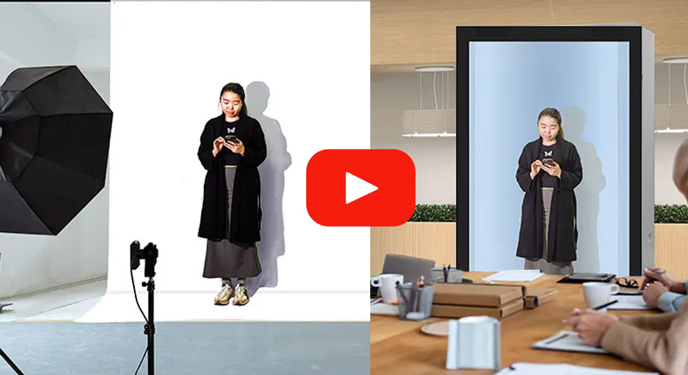 عرض صندوق الهولوغرام