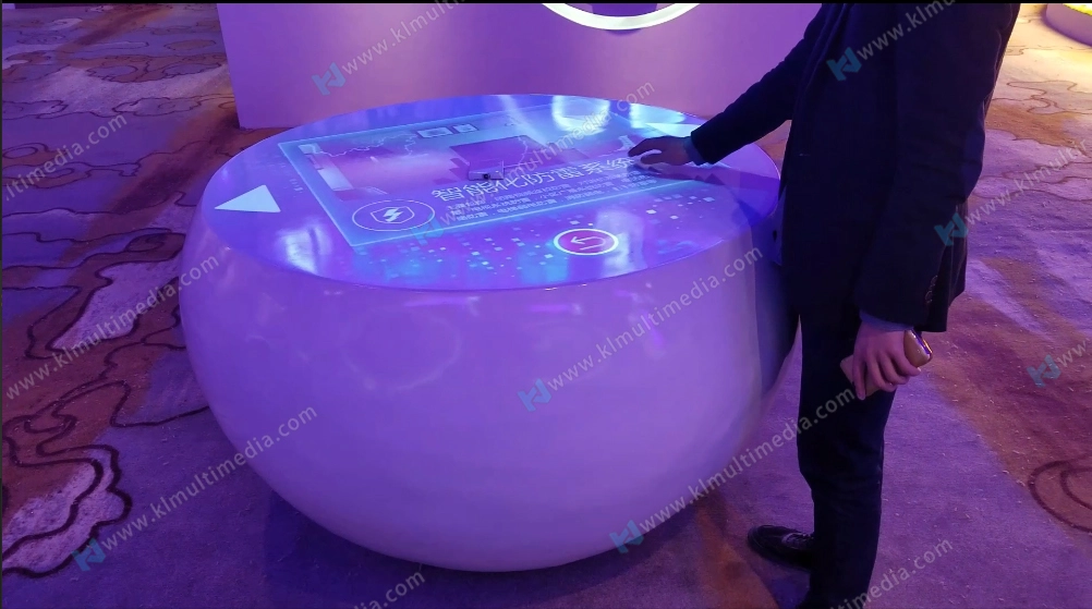 circular touch table large