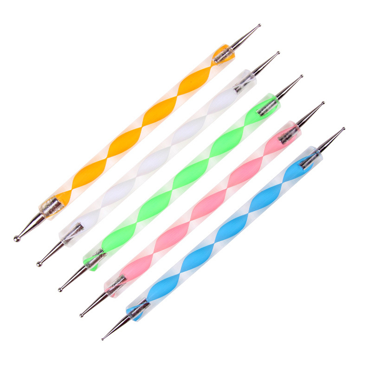 5Pcs Plastic Handle Double Ended Ball Stylus Kit