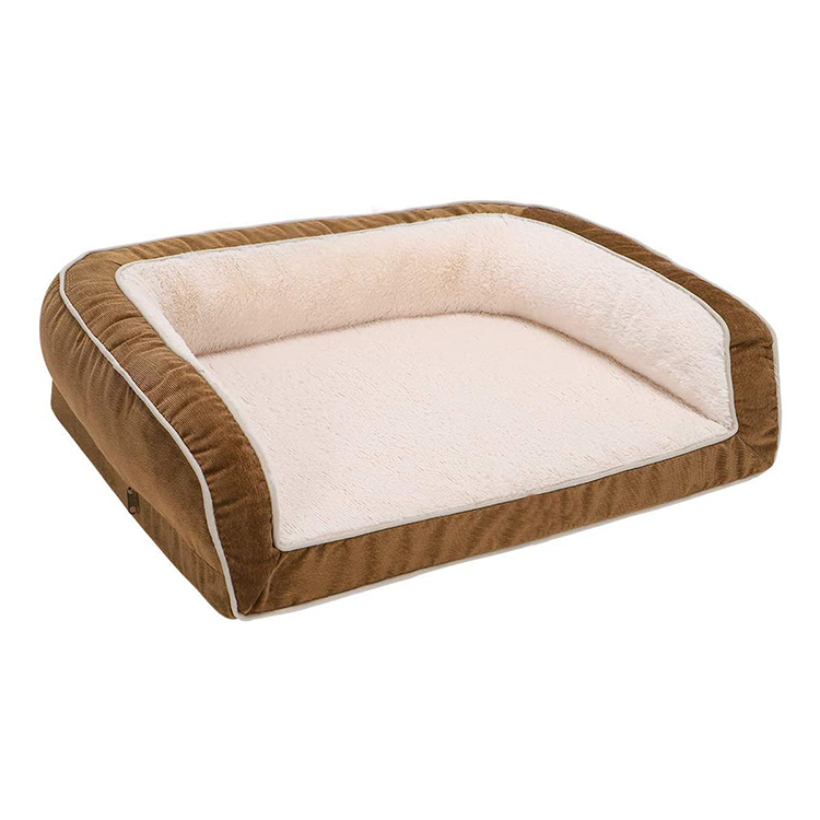 Stylish Warm Foldable Luxury Modern Eco-friendly Oxford Pet Sofa Dog Memory Foam Bed
