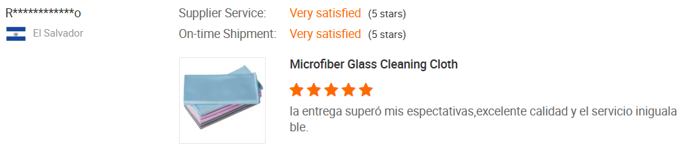 Mikrofiber cam temizleme bezi
