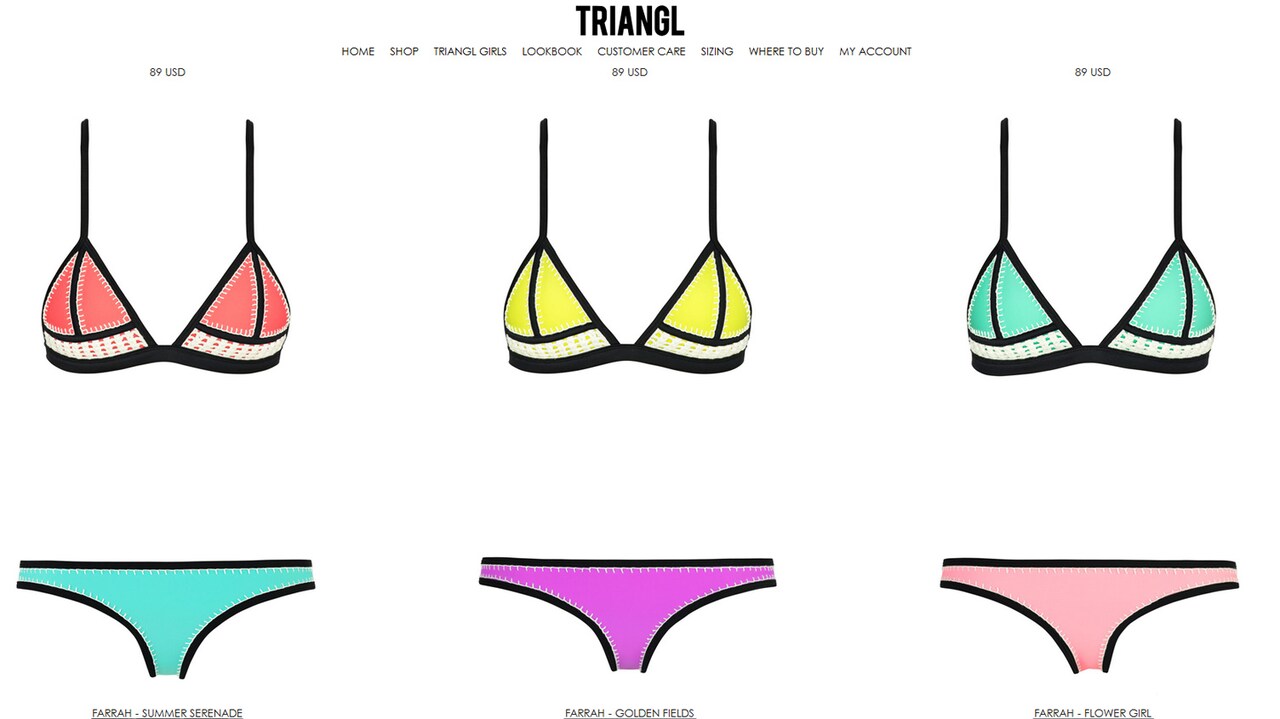ʻO Triangl Swelwer Casswear?