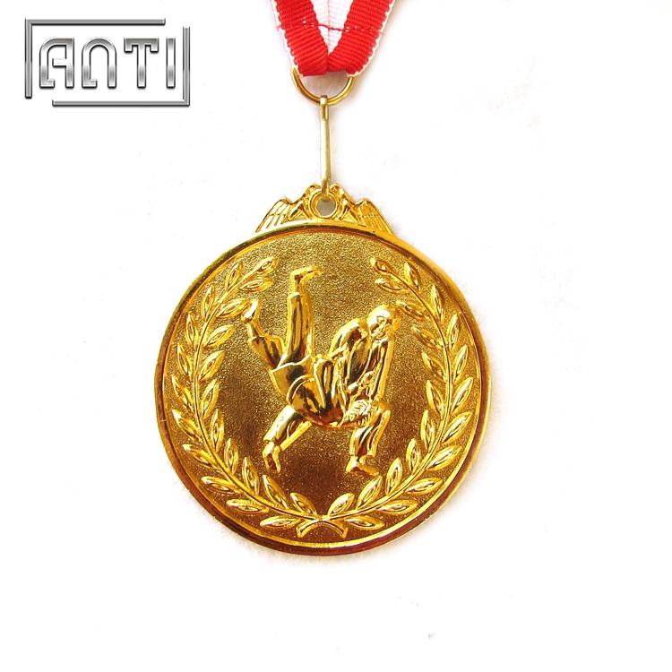 Custom Sport Medal High Quality Wrestling Medal Gold Medal