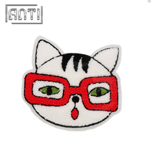 Animal Cat Embroidered Patches Towel Embroidery Patch for Coats Chenille Patches 