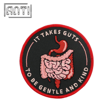 Round Embroidered Patches Cartoon Embroidery Patch for Coats Guts Patch