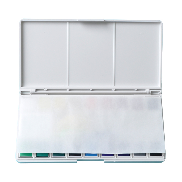 Plastic Box High Quality Solid Watercolor Paint Set of 12 18 24 36