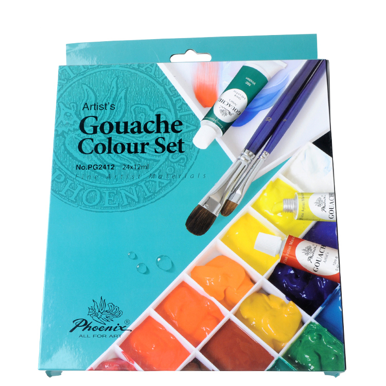 12ml Gouache Colour Set of 12 18 24