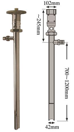 60L/min Portable Barrel Pump with Pneumatic Motor for Acetone