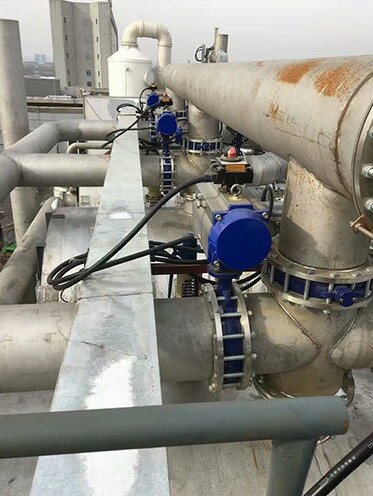 Valve papillon avec application de prix de l'actionneur pneumatique