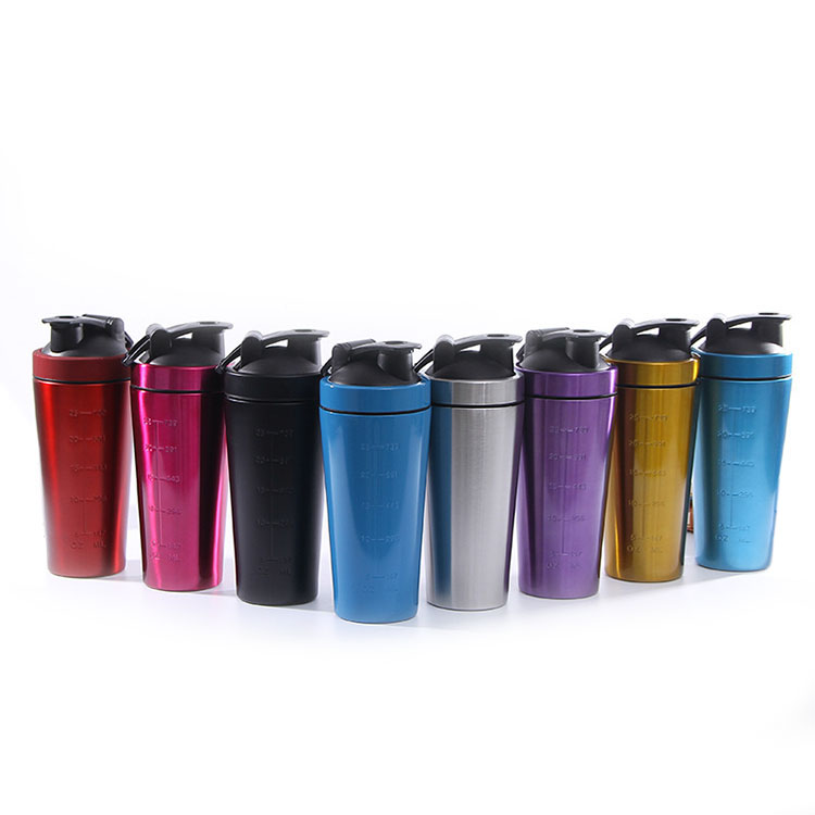 750ml Customized Thermal Coffee Mug Stainless Steel Mug Gym Bottle Shaker