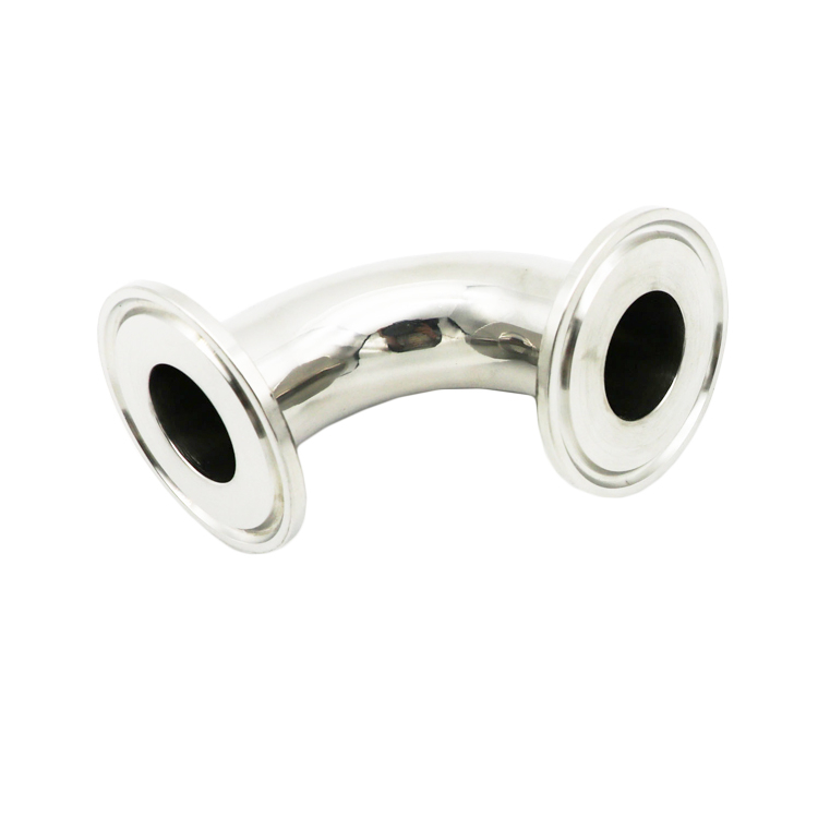 Stainless Steel Sanitary Tri-clamp end 90degree elbows
