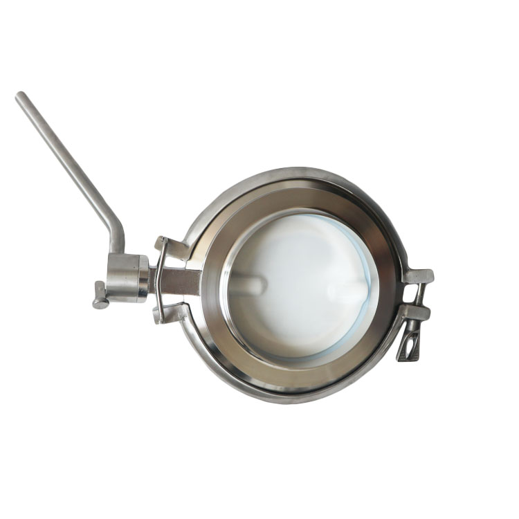 Hygienic Welded Powder Tight Butterfly Valves Wafer Tri Clamp connection