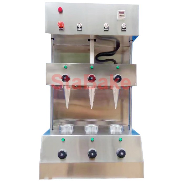Pizza cone forming machine