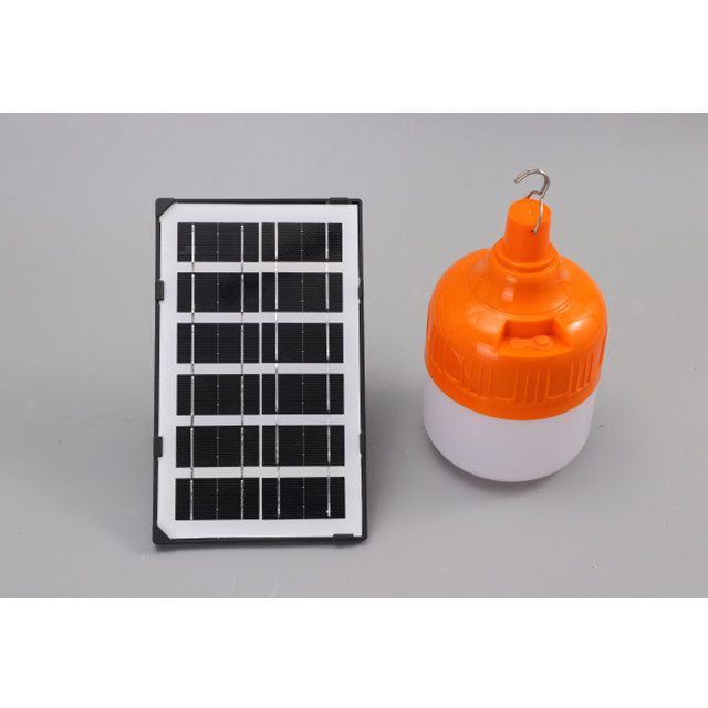 100w economy Solar led lighting solar panel and USB cable for charging