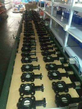 Válvula de mariposa de PVC de 2 pulgadas - Proceso de fábrica_1