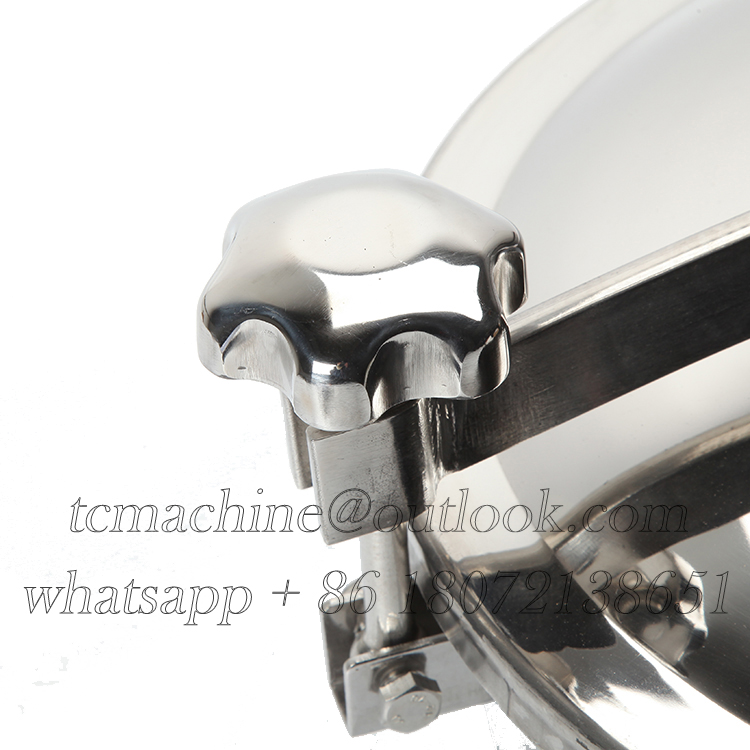 Stainless Steel Round Manhole for Room Pressure Processing Tanks
