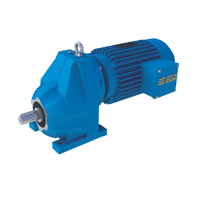 EED E-RX helical gear reducer single-stage foot-mounted