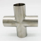 Sanitary Stainless Steel Long-Type Clamped Cross