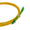 SC APC Cable de conexión de fibra óptica monomodo simplex