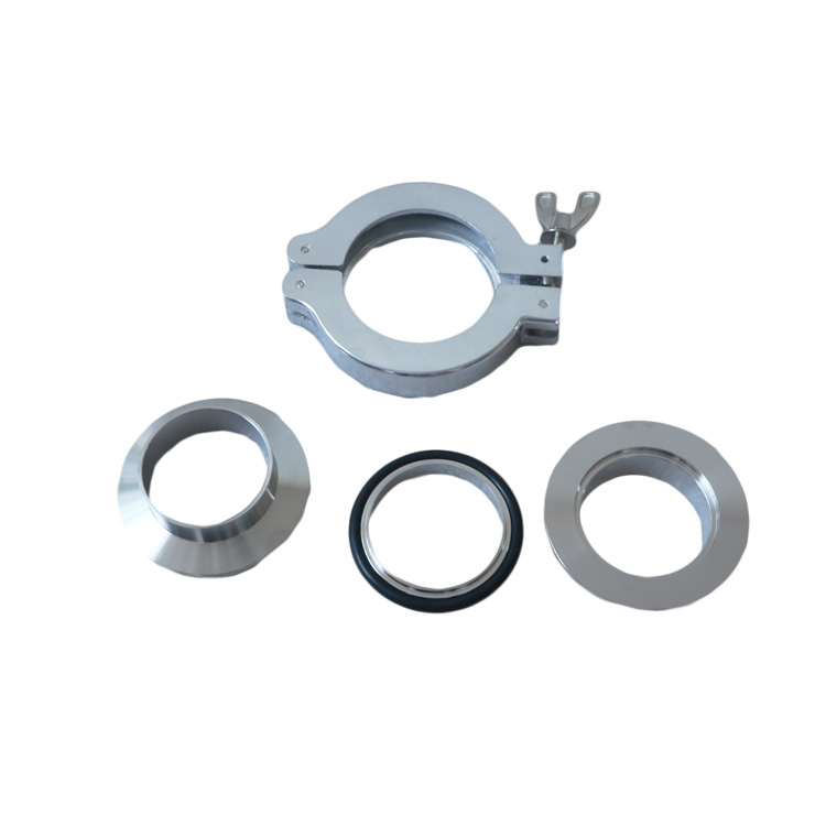 KF50 Vacuum Weld Stub Ferrule Set with Clamp And Centering O Ring