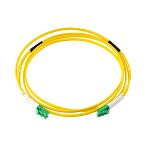 LC APC Singlemode Duplex Fiber Optic Patch Cord 