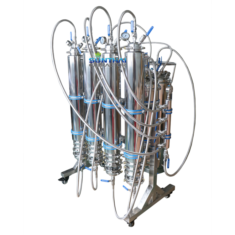 10lb Rack Mounted BHO Extractor System Closed Loop Extrator 