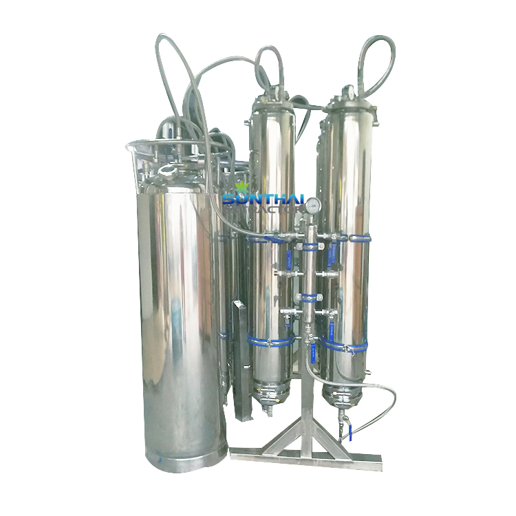 50LB 100LB Rack Mounted BHO Extraction System Commercial Oil Extractor