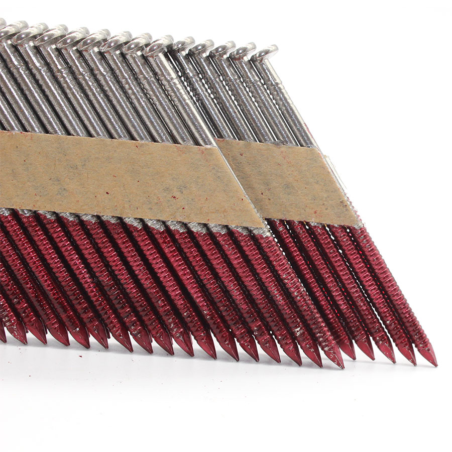 30 Degree SS304 Ring Shank Framing Nails 30 grādu SS304 gredzenveida kāta ierāmēšanas naglas 2-3/8 x 0,113
