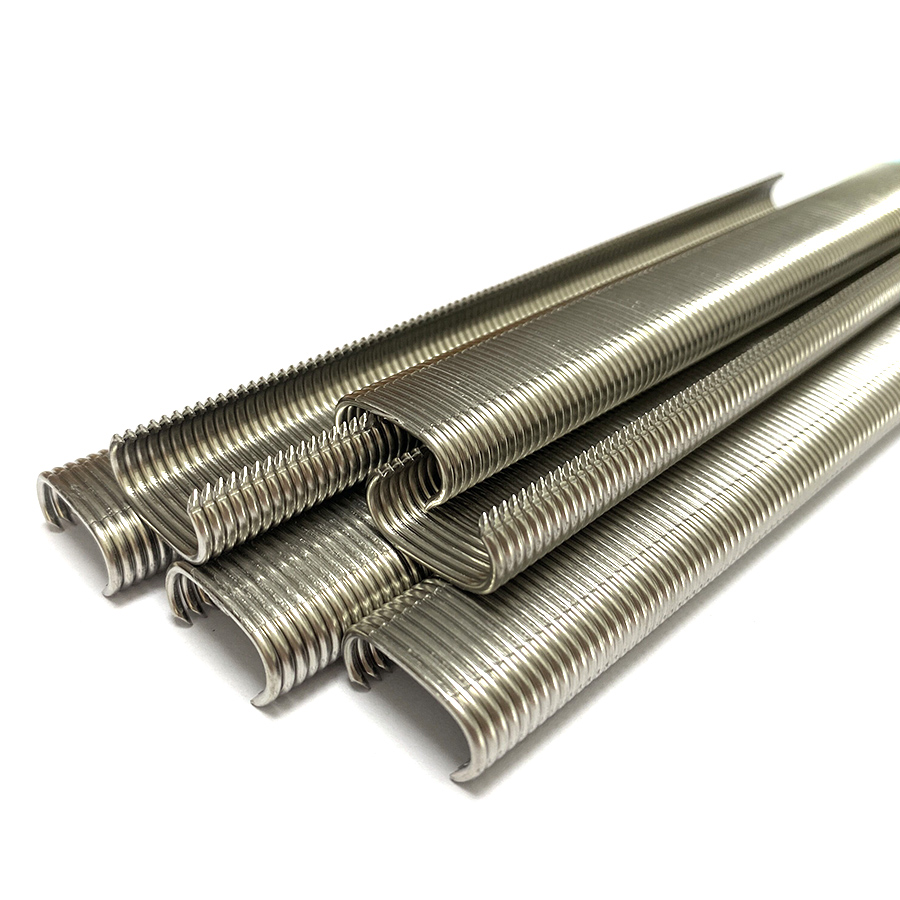 15GA 15SS100 แหวนหมูสแตนเลส 3/4 นิ้วมงกุฎสำหรับรั้วและเบาะ