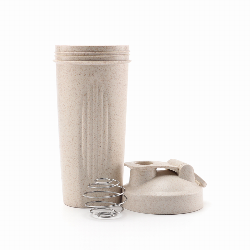 600ML Custom Logo Eco Friendly Leakproof Flip Sport Water Bottle Gym Plastic Protein Shaker