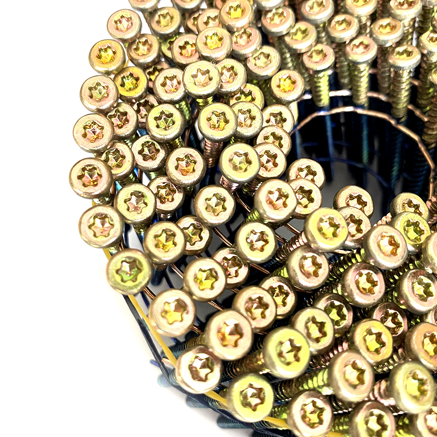 Torx Head Drive Nail Screws Close Up مسامير مسمار محرك رأس Torx قريبة