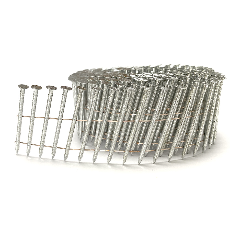 Clavos en bobina de alambre electrogalvanizado KYA de 2,3 &times; 45 mm