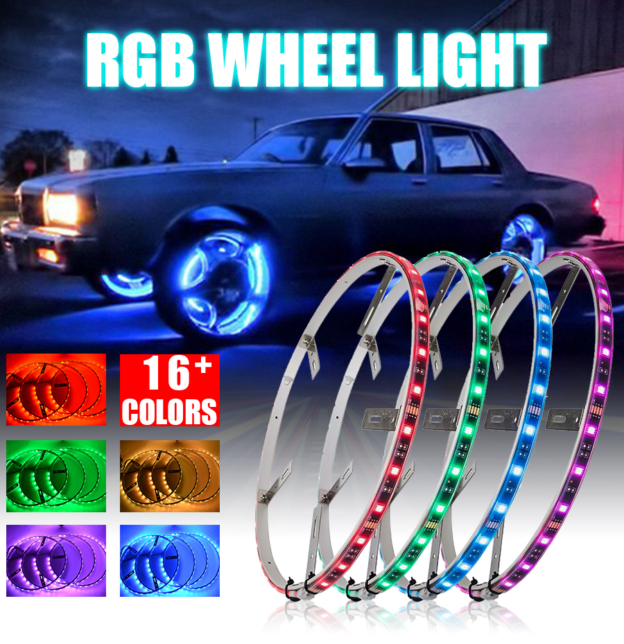 RGB Led Wheel Ring Lights for Truck JGWR1 details