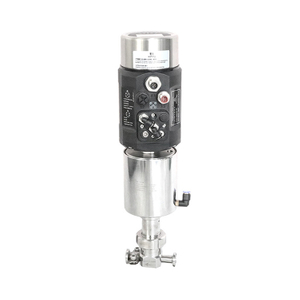 Sanitary Stainless Steel Intelligent Pneumatic Mini Flow Control Valve With Postioner