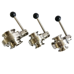 Tri Clamp Sanitary Butterfly Valve With Pull Trigger