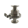 sanitary check valve with tri-clamp end