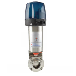 Pneumatic Butterfly Valve with Intellegent Control Head