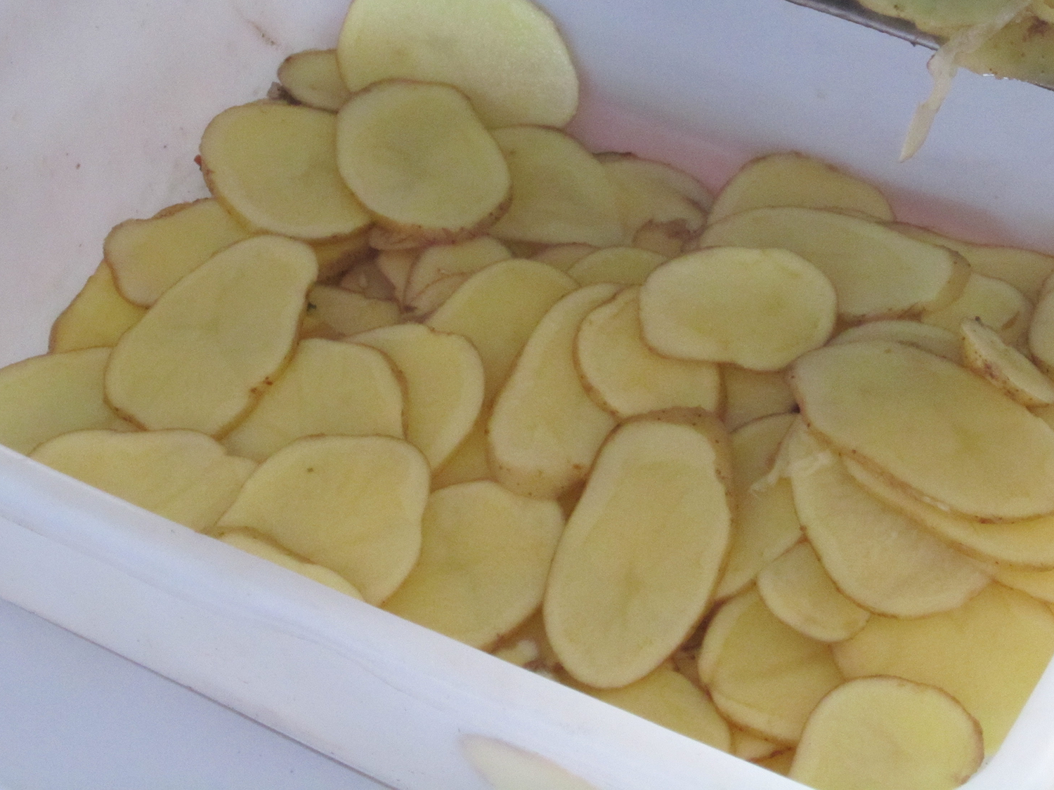 Potato Chips Cutting