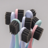 Угольная зубная щетка для взрослых с широкой головкой OEM