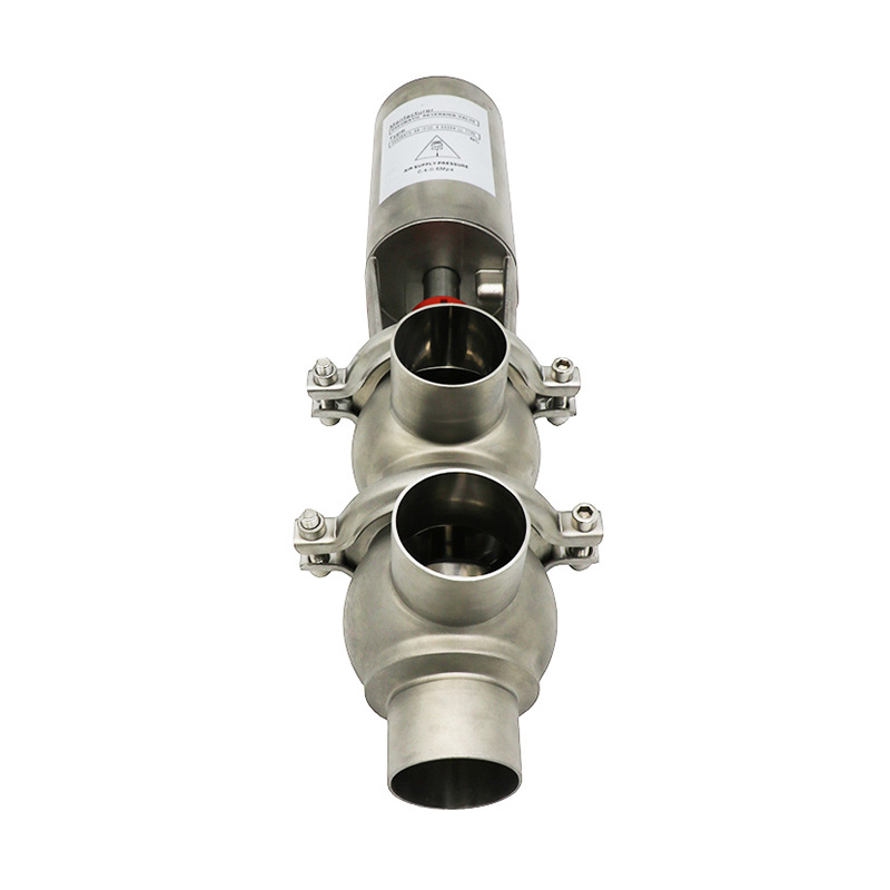 Stainless Steel Clamped Pneumatic Single Divert Seat Valve