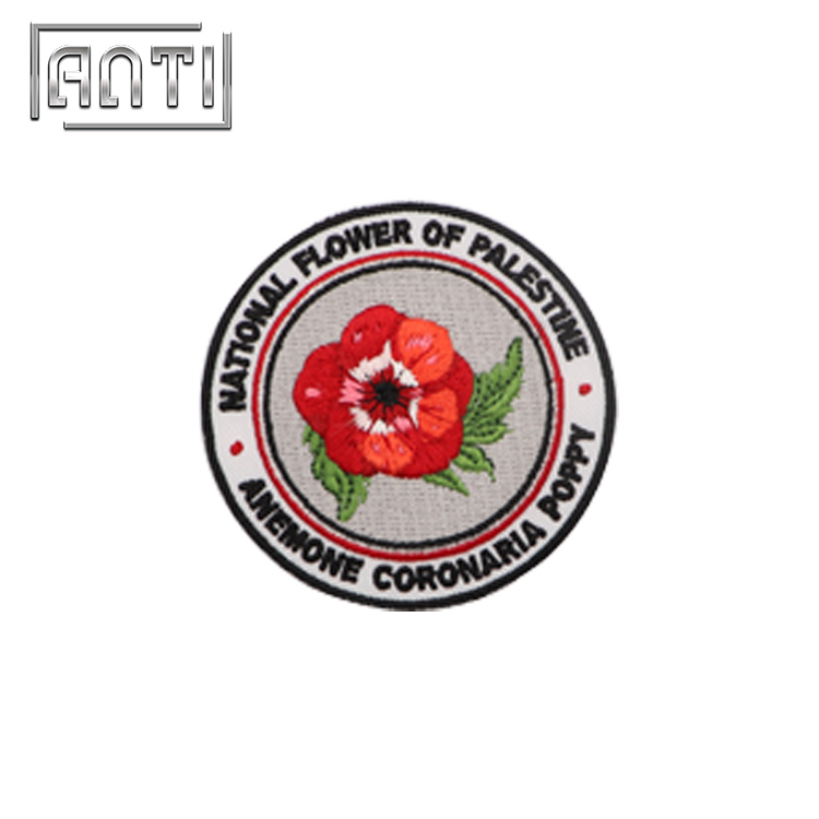 Rose Embroidery Patch Flower for Jackets