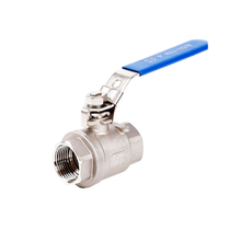 Stainless Steel 2PC Female BSP Ball Valve 1000WOG