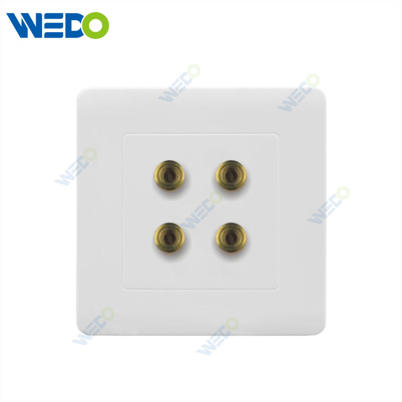 C50 PC 2 Way Loudspeaker / 4 way loudspeaker Electrical Sockets Customized Factory Wall Switch